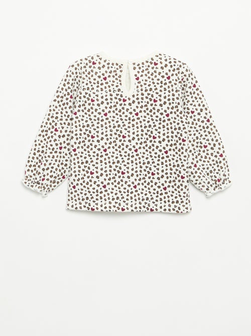 2-delige set - T-shirt met lange mouwen + legging - Kiabi