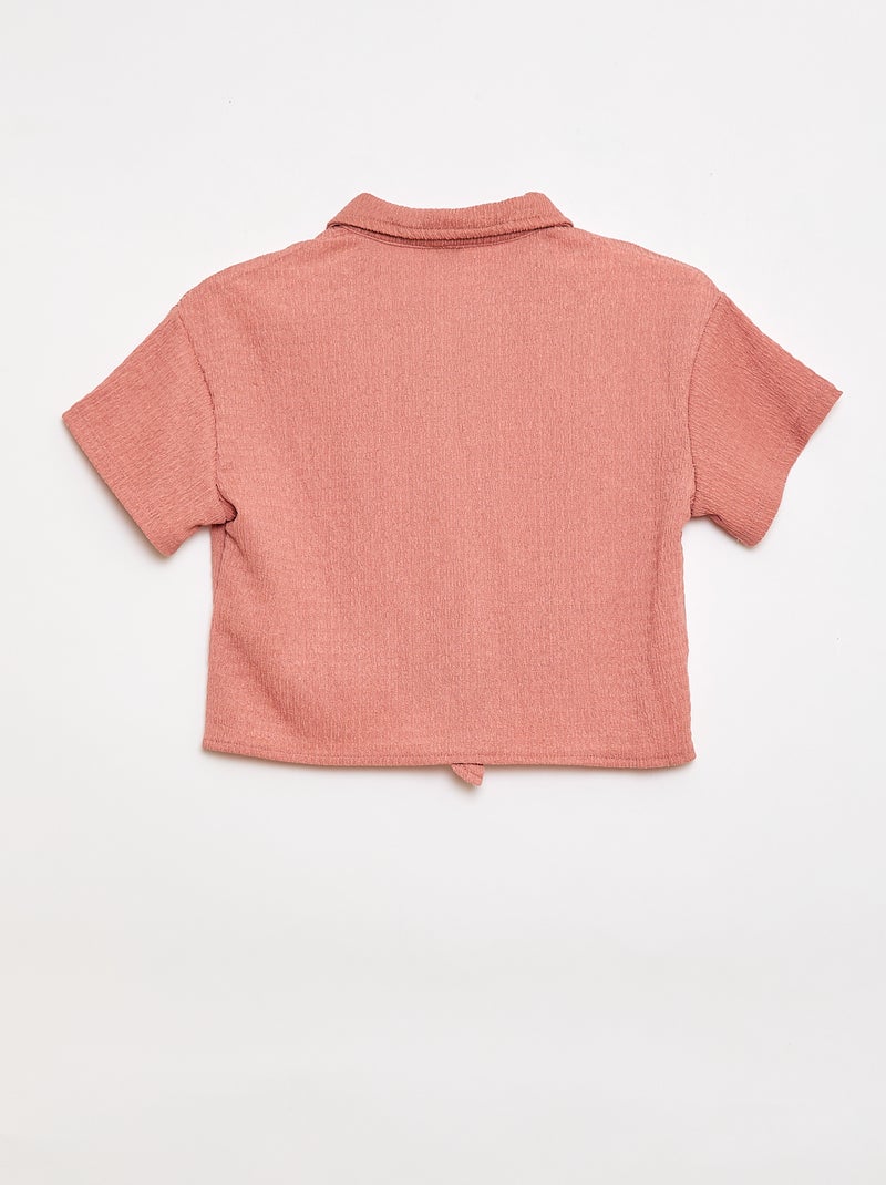 2-delige set blouse + broek Rose - Kiabi