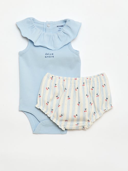 2-delige set: body en slip - Kiabi