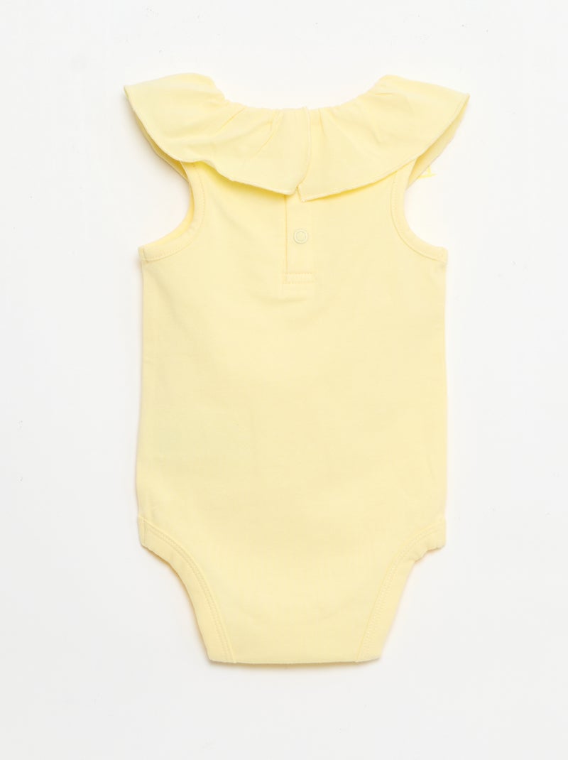 2-delige set: body en slip Geel - Kiabi
