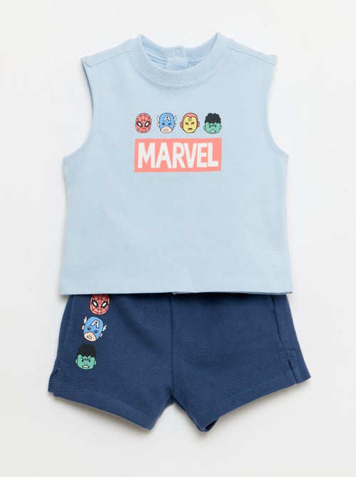 2-delige set: débardeur + short 'Marvel' - Kiabi