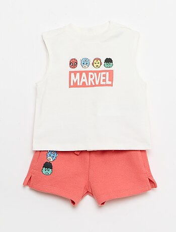 2-delige set: débardeur + short 'Marvel'