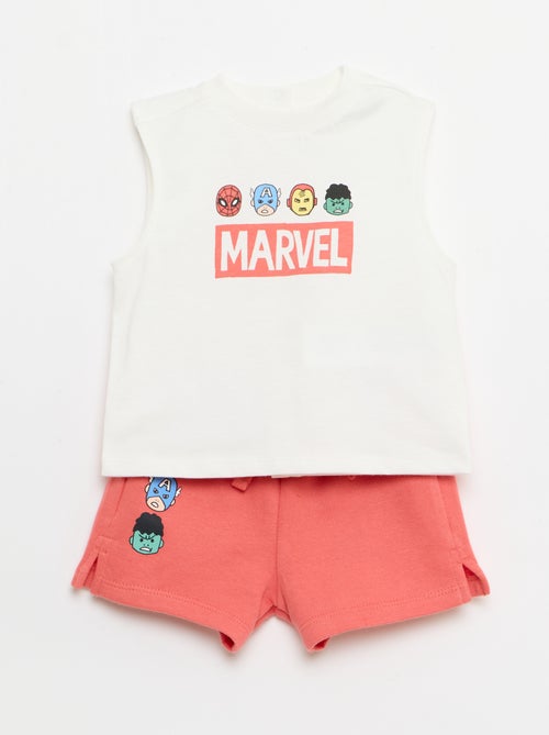 2-delige set: débardeur + short 'Marvel' - Kiabi