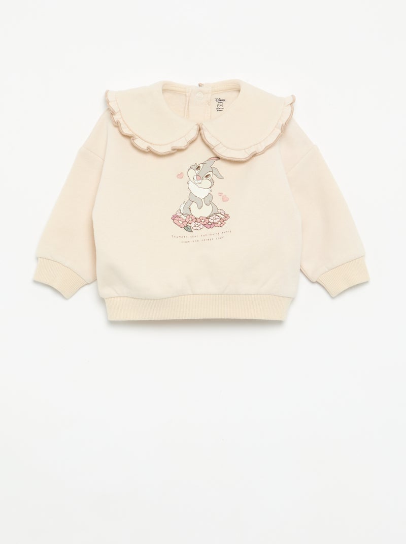 2-delige set 'Disney' - Sweatshirt + legging Biege - Kiabi
