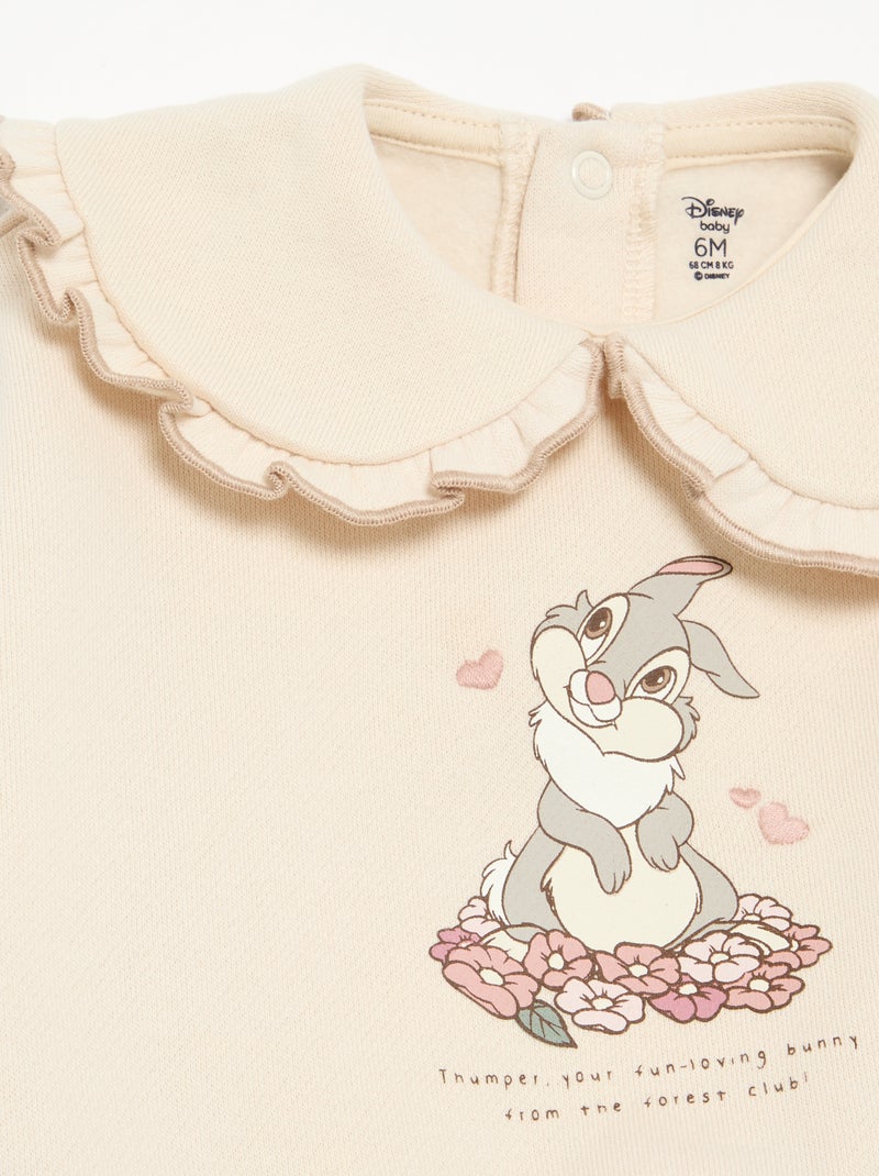 2-delige set 'Disney' - Sweatshirt + legging Biege - Kiabi