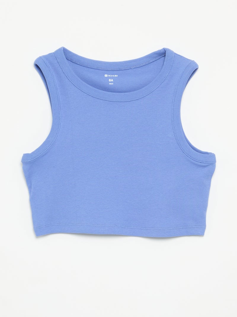 2-delige set met korte broek en débardeur Blauw - Kiabi