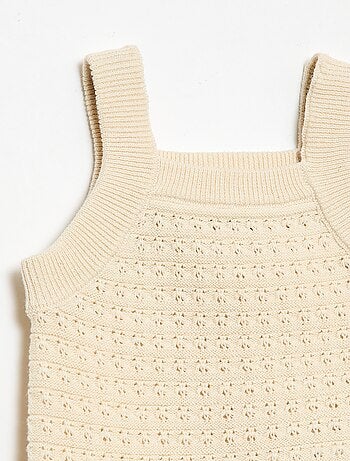 2-delige set met short en T-shirt van haakwerk