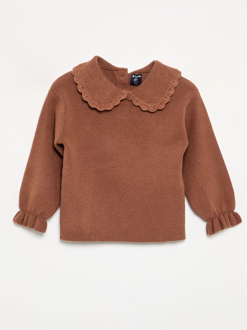 2-delige set met sweatshirt en legging van compact breisel - Kiabi