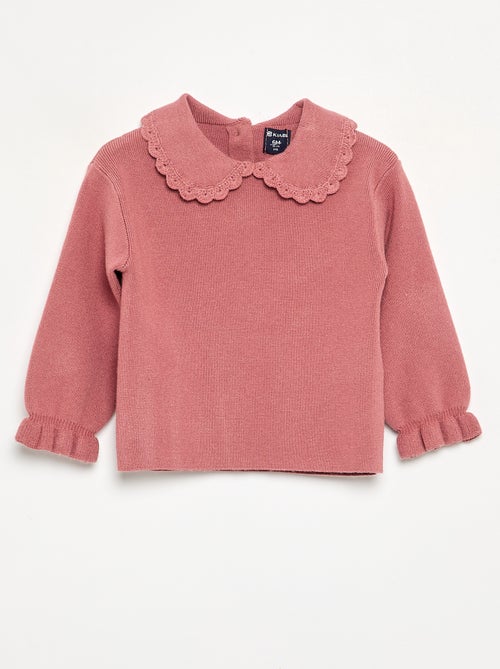 2-delige set met sweatshirt en legging van compact breisel - Kiabi