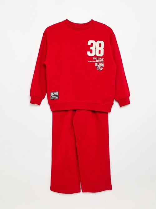 2-delige set met sweatshirt en sporttraining - Kiabi