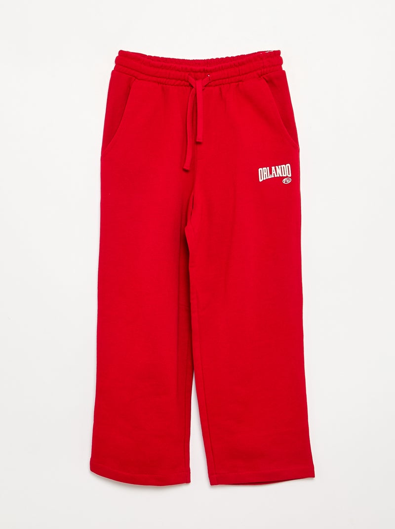 2-delige set met sweatshirt en sporttraining Rood - Kiabi