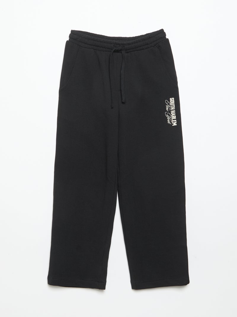 2-delige set met sweatshirt en sporttraining Zwart - Kiabi