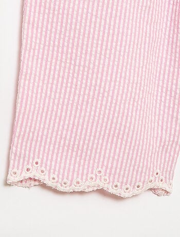 2-delige set met Vichyblouse en -broek