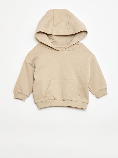 2-delige set monochrome sweater met kap + sporttraining - Kiabi