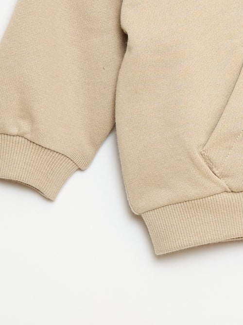 2-delige set monochrome sweater met kap + sporttraining - Kiabi