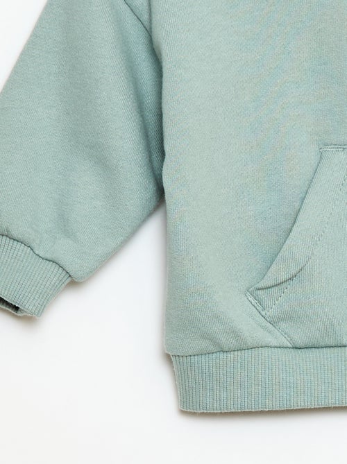 2-delige set monochrome sweater met kap + sporttraining - Kiabi