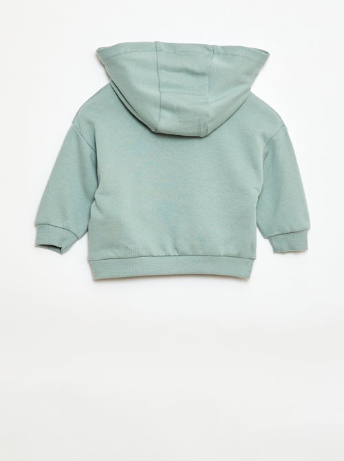 2-delige set monochrome sweater met kap + sporttraining - Kiabi