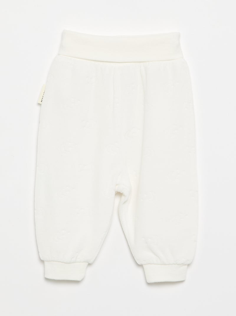 2-delige set 'Petit Béguin' - vestje + broek Wit - Kiabi