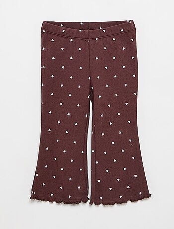 2-delige set: Pointelle-T-shirt en broek