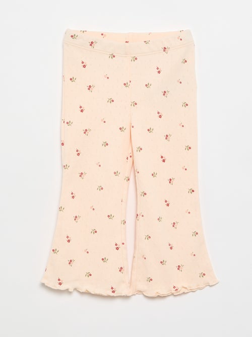 2-delige set: Pointelle-T-shirt en broek - Kiabi 2-delige set: Pointelle-T-shirt en broek - Kiabi