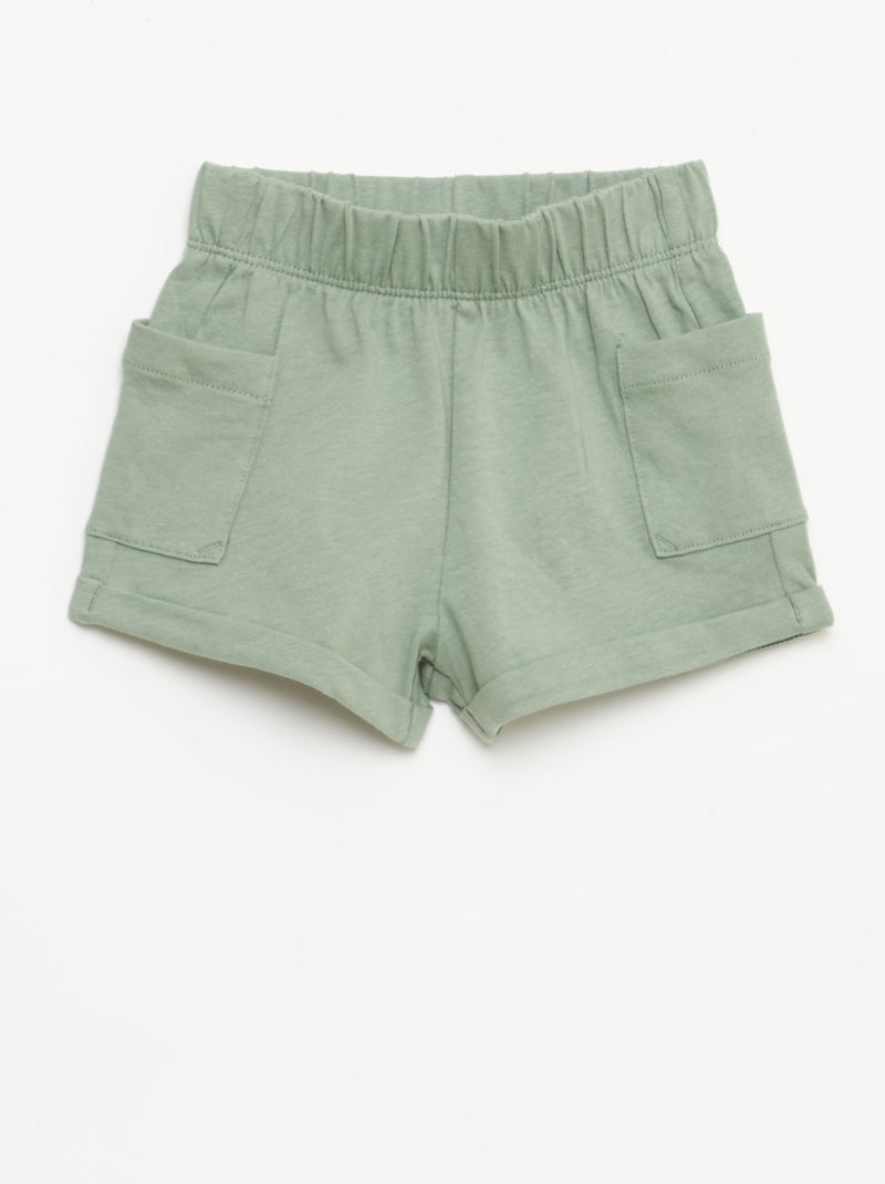 2-delige set short + T-shirt Oranje - Kiabi