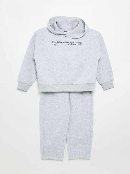 2-delige set: sweater en sporttrainingbroek - Kiabi 2-delige set: sweater en sporttrainingbroek - Kiabi