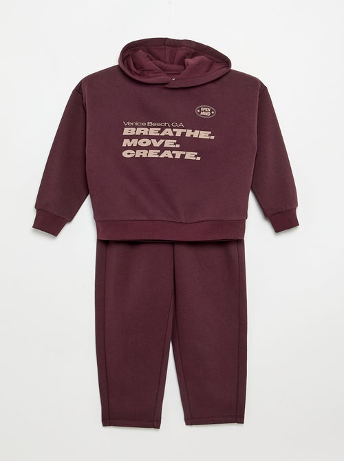 2-delige set: sweater en sporttrainingbroek - Kiabi 2-delige set: sweater en sporttrainingbroek - Kiabi