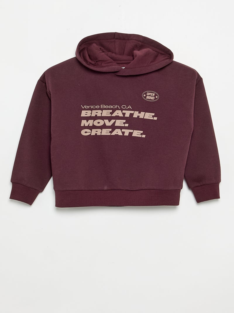 2-delige set: sweater en sporttrainingbroek Paars - Kiabi