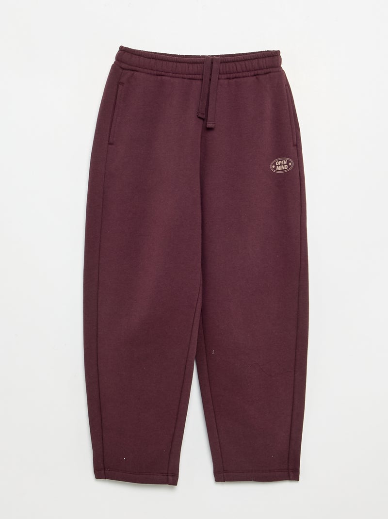 2-delige set: sweater en sporttrainingbroek Paars - Kiabi