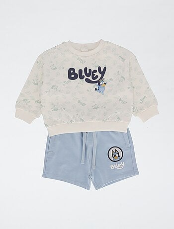 2-delige set sweater + short 'Bluey'