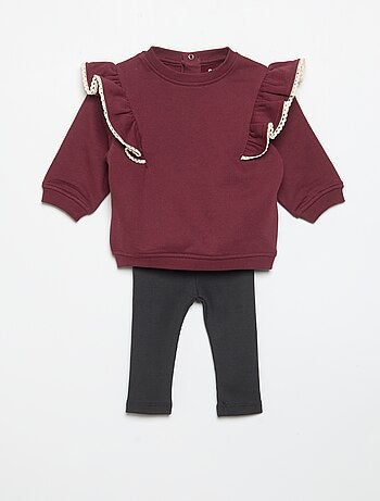 2-delige set: sweatshirt + legging