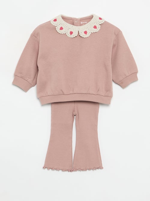 2-delige set: sweatshirt + legging - Kiabi