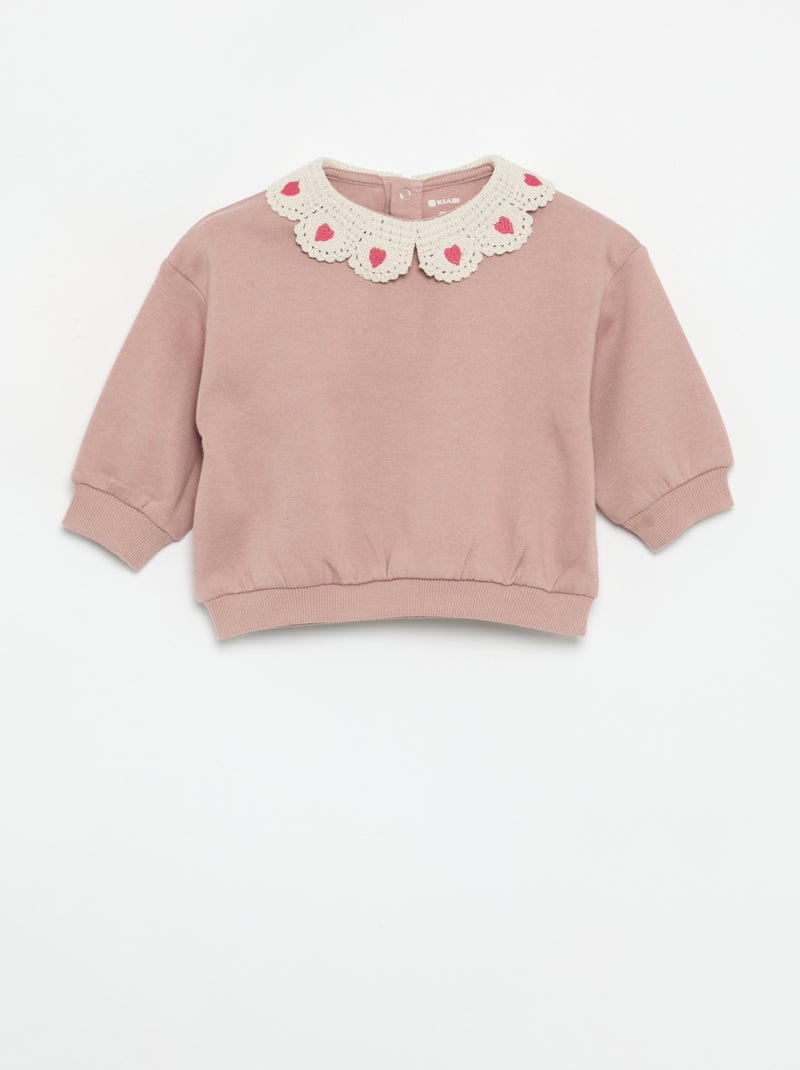 2-delige set: sweatshirt + legging Rose - Kiabi