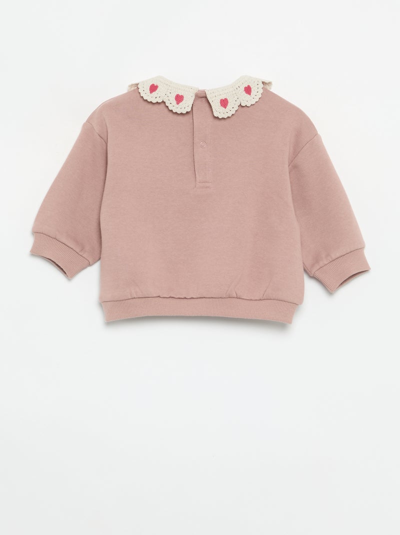 2-delige set: sweatshirt + legging Rose - Kiabi