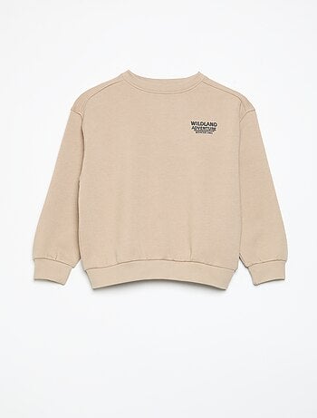 2-delige set: sweatshirt van sweatstof en broek