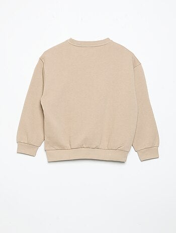 2-delige set: sweatshirt van sweatstof en broek