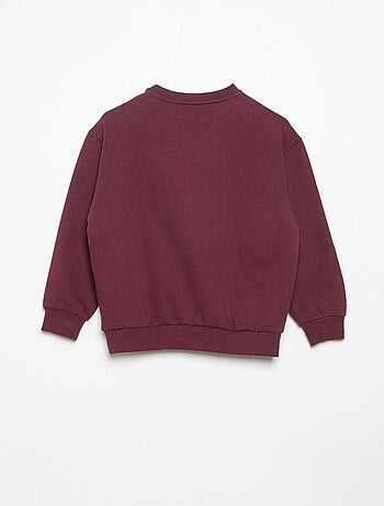 2-delige set: sweatshirt van sweatstof en broek