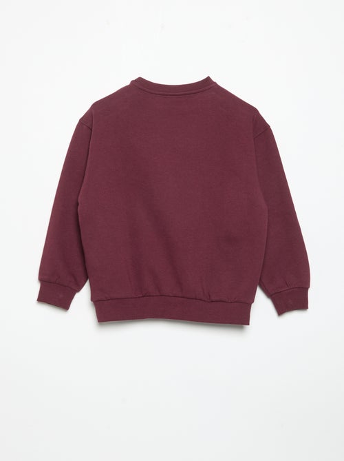 2-delige set: sweatshirt van sweatstof en broek - Kiabi