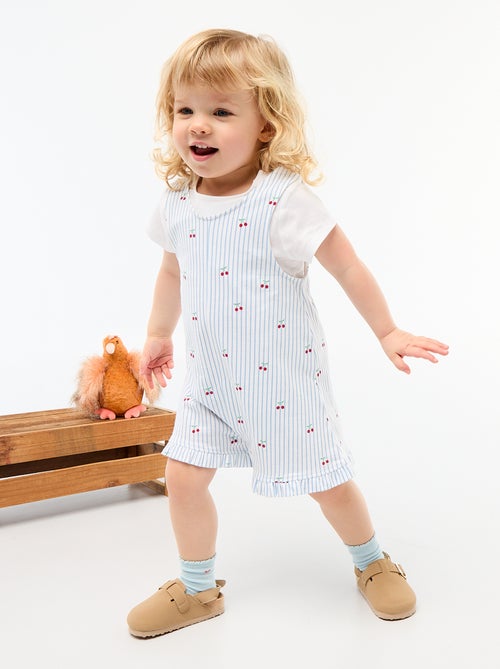 2-delige set T-shirt + combishort - Kiabi