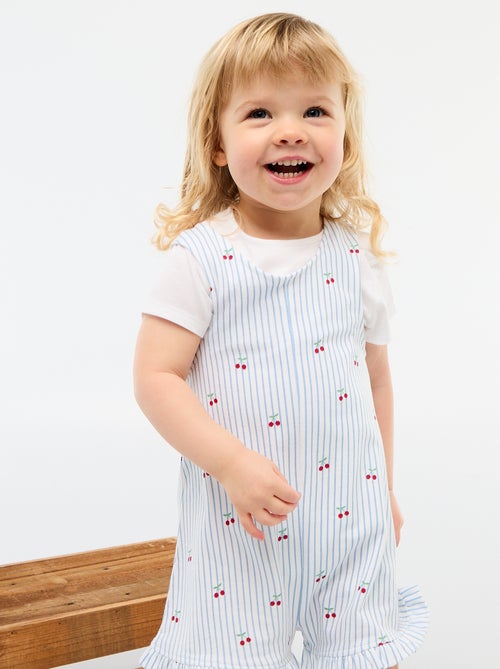 2-delige set T-shirt + combishort - Kiabi