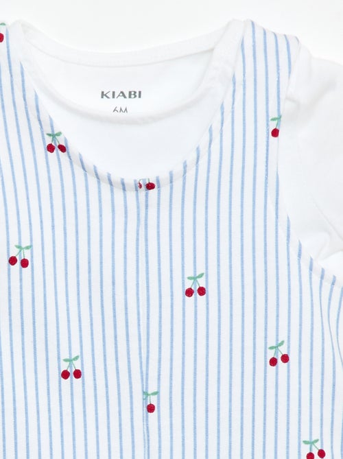 2-delige set T-shirt + combishort - Kiabi