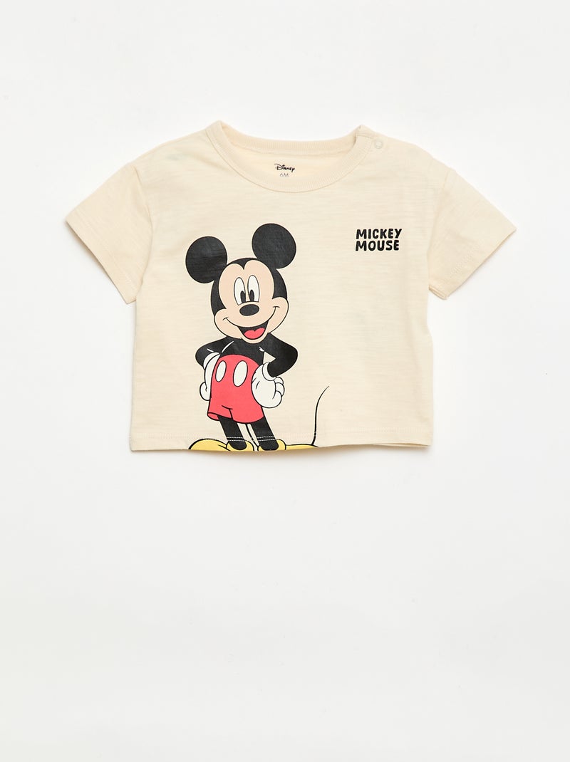 2-delige set T-shirt en short 'Simba' Biege - Kiabi