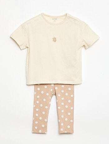 2-delige set T-shirt + legging