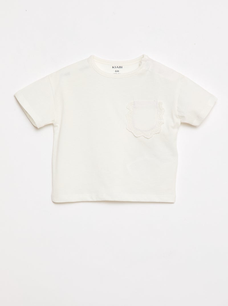 2-delige set T-shirt + legging Blauw - Kiabi