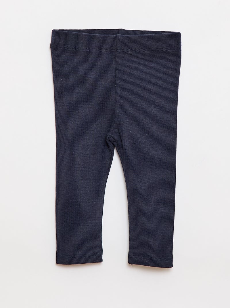 2-delige set T-shirt + legging Blauw - Kiabi