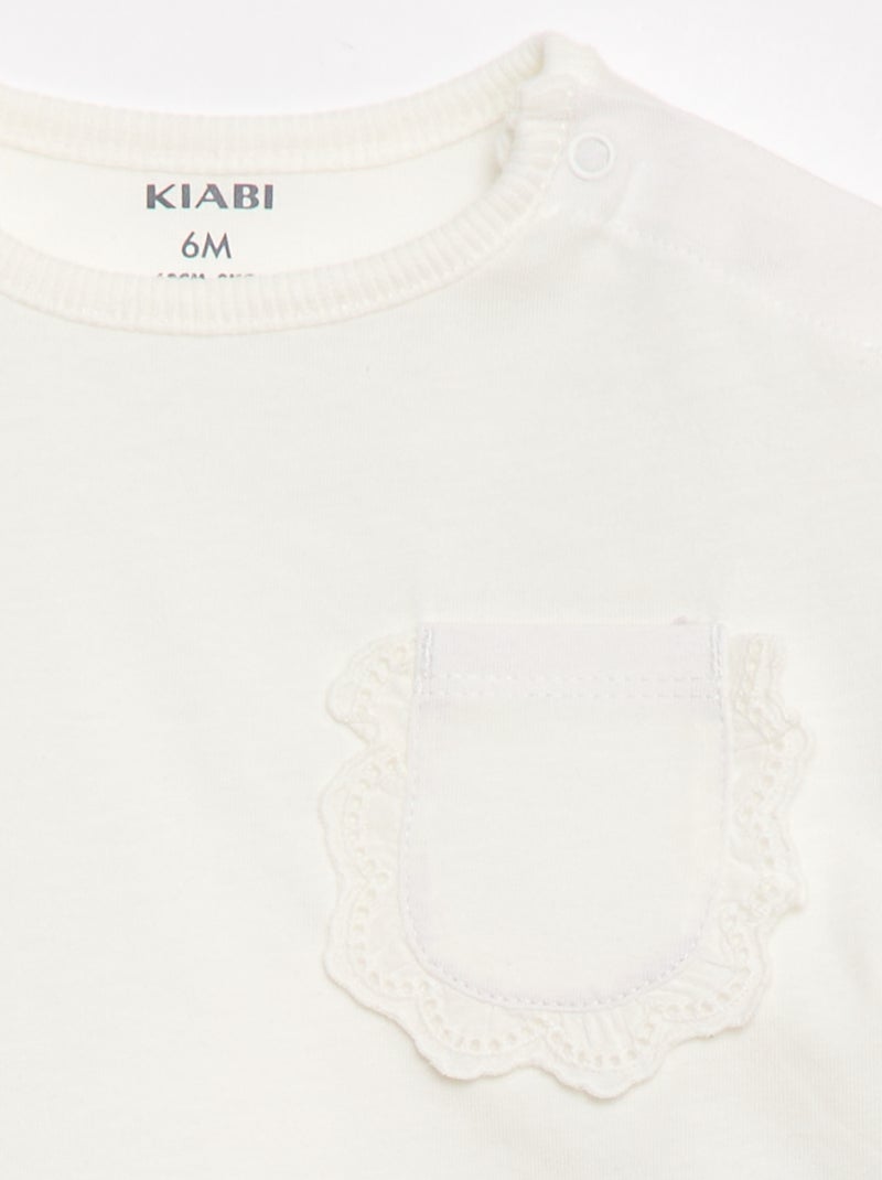 2-delige set T-shirt + legging Blauw - Kiabi