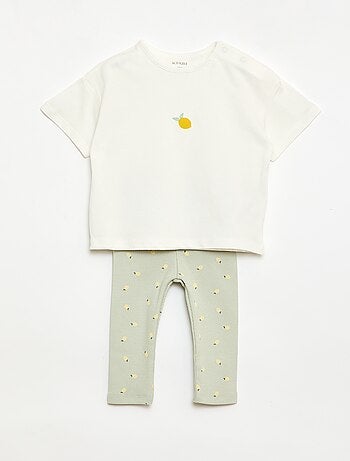 2-delige set T-shirt + legging
