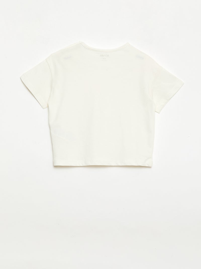 2-delige set T-shirt + legging Geel - Kiabi