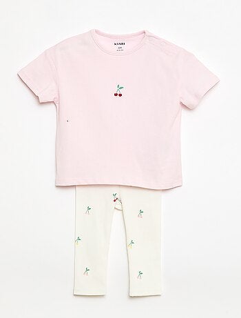 2-delige set T-shirt + legging