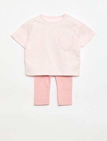 2-delige set T-shirt + legging